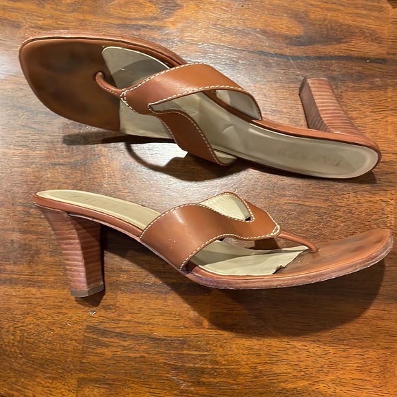 Ralph Lauren leather heel slides (sz 8) - Picture 3 of 10